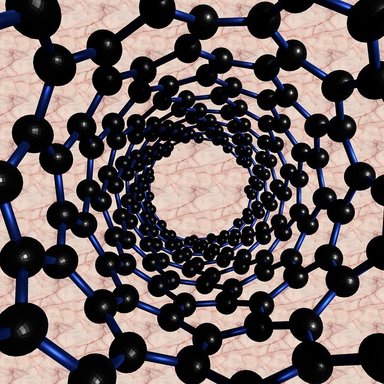 Nanoröhrchen aus Kohlenstoffatomen