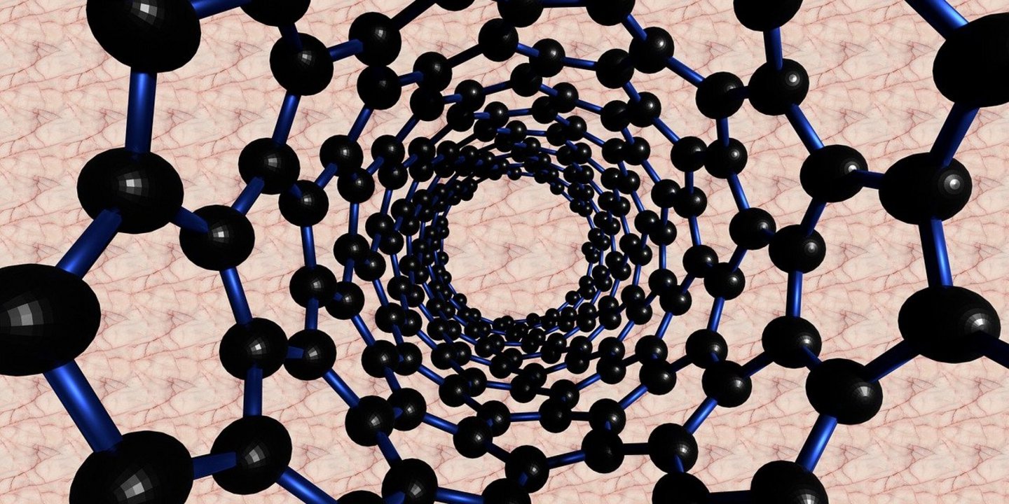 Nanoröhrchen aus Kohlenstoffatomen